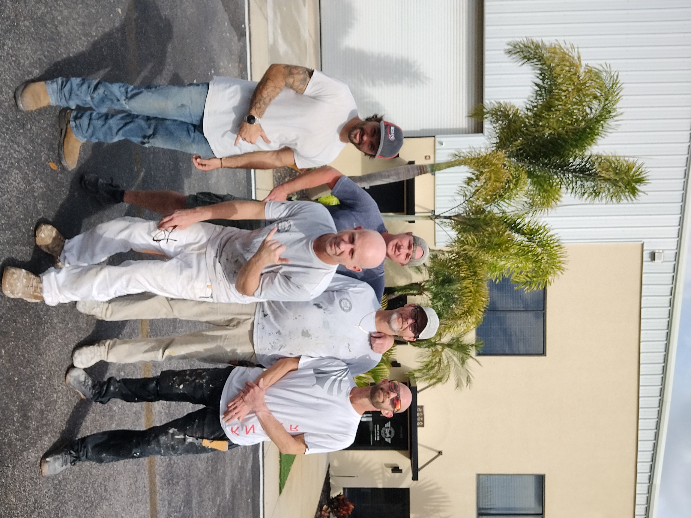 Airplane hanger Daytona beach FL and the crew