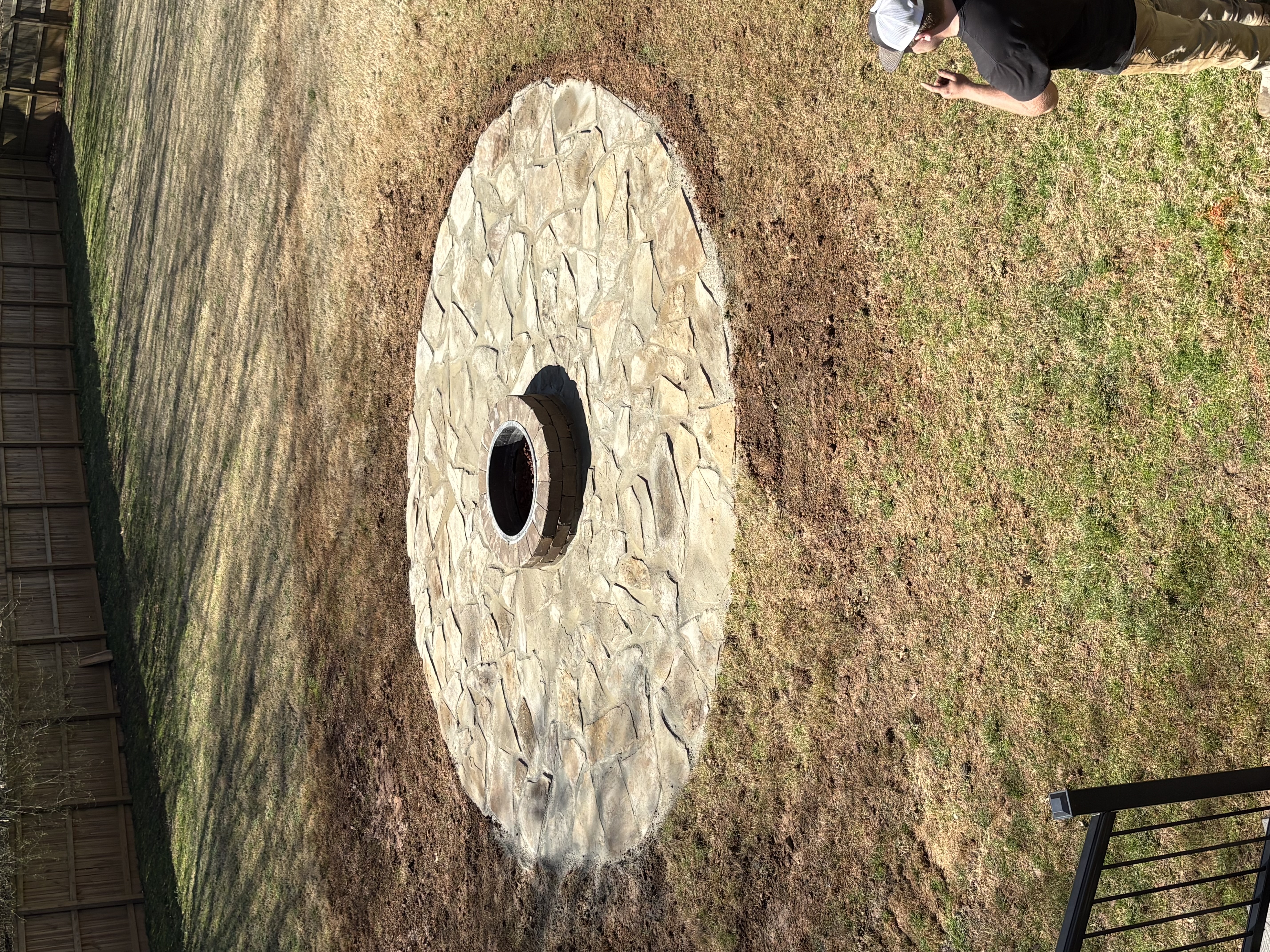 Flagstone Patio & Firepit Install
