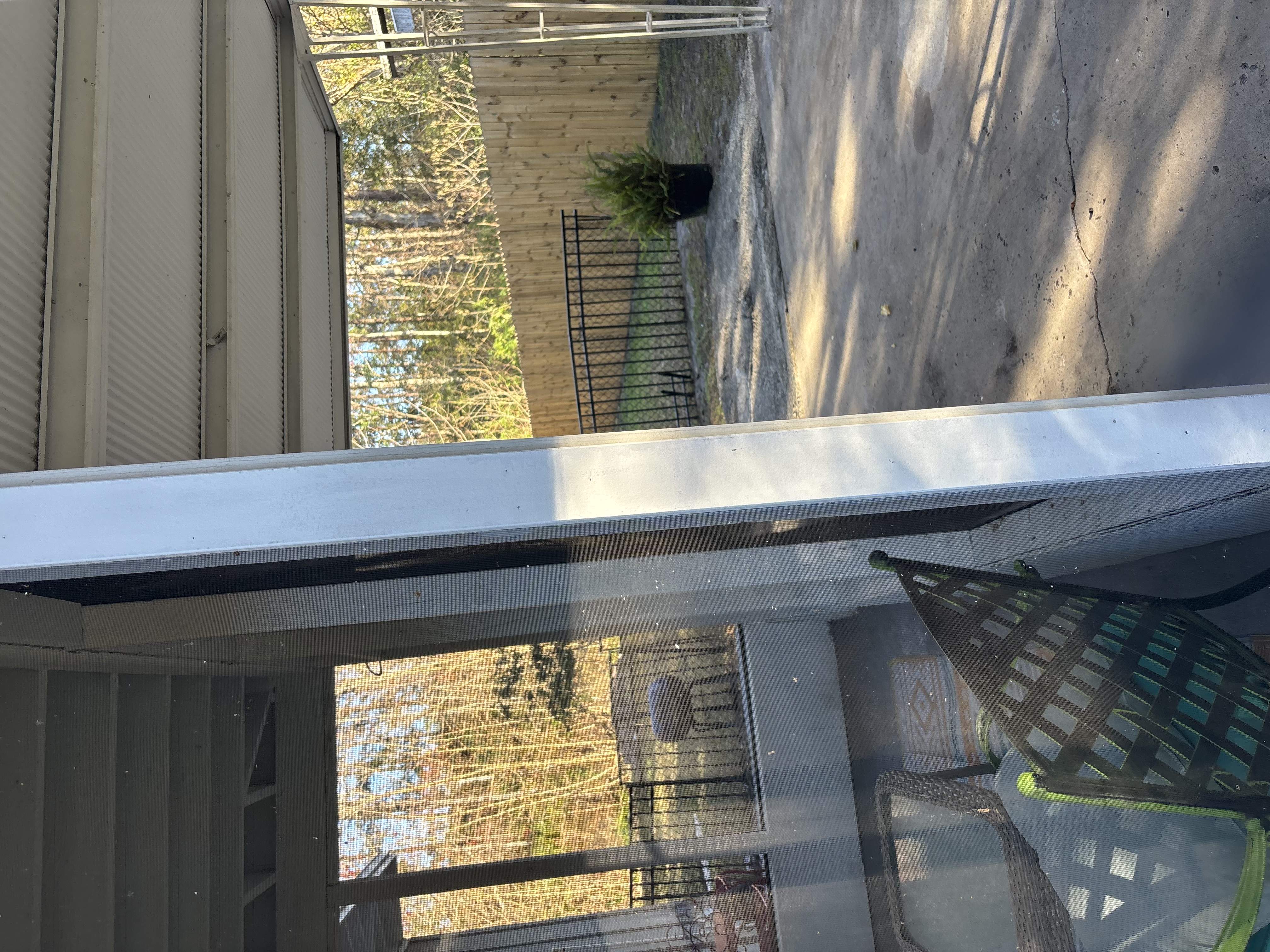 (After) painting and pressure washed 