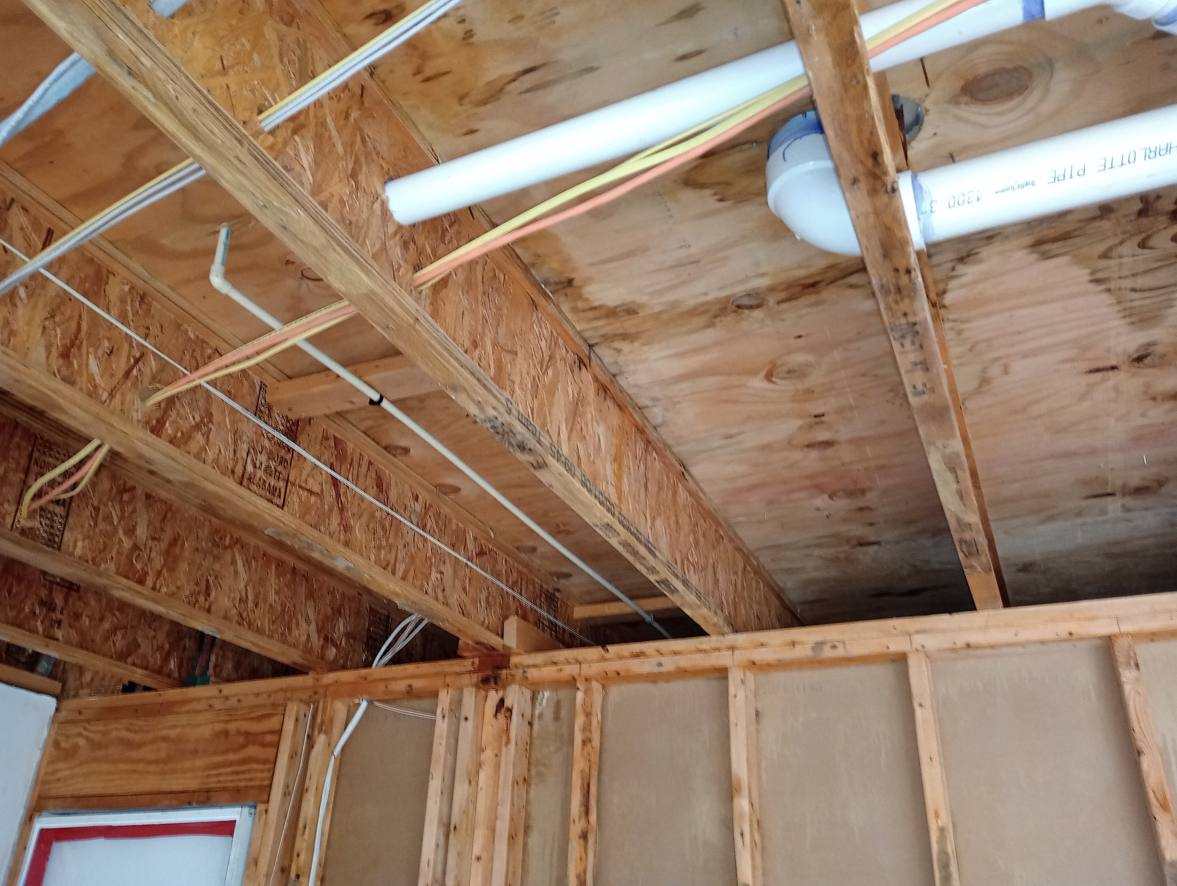 Doing water mitigation. 