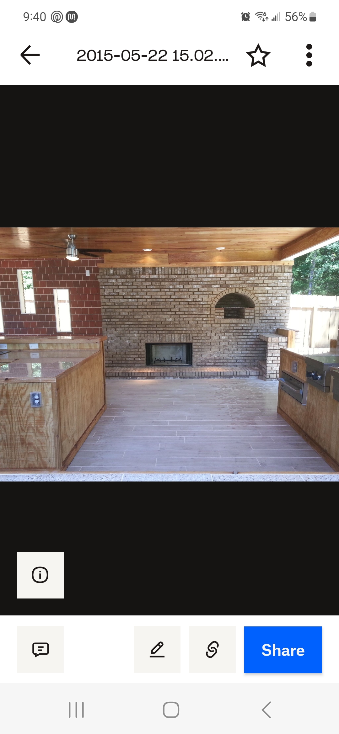 Outdoor kitchen